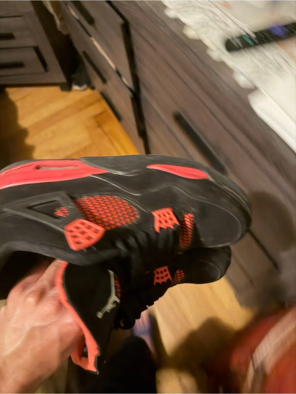 Jordan 4 Thunder size 11 worn with box